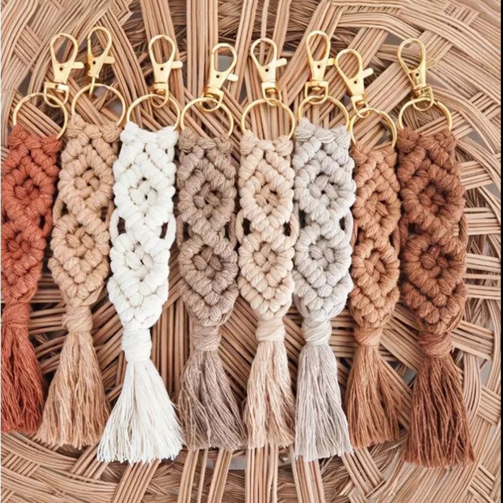 Custom Hand Woven Keychains.